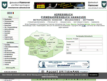 Tablet Screenshot of hannover-adressbuch.de